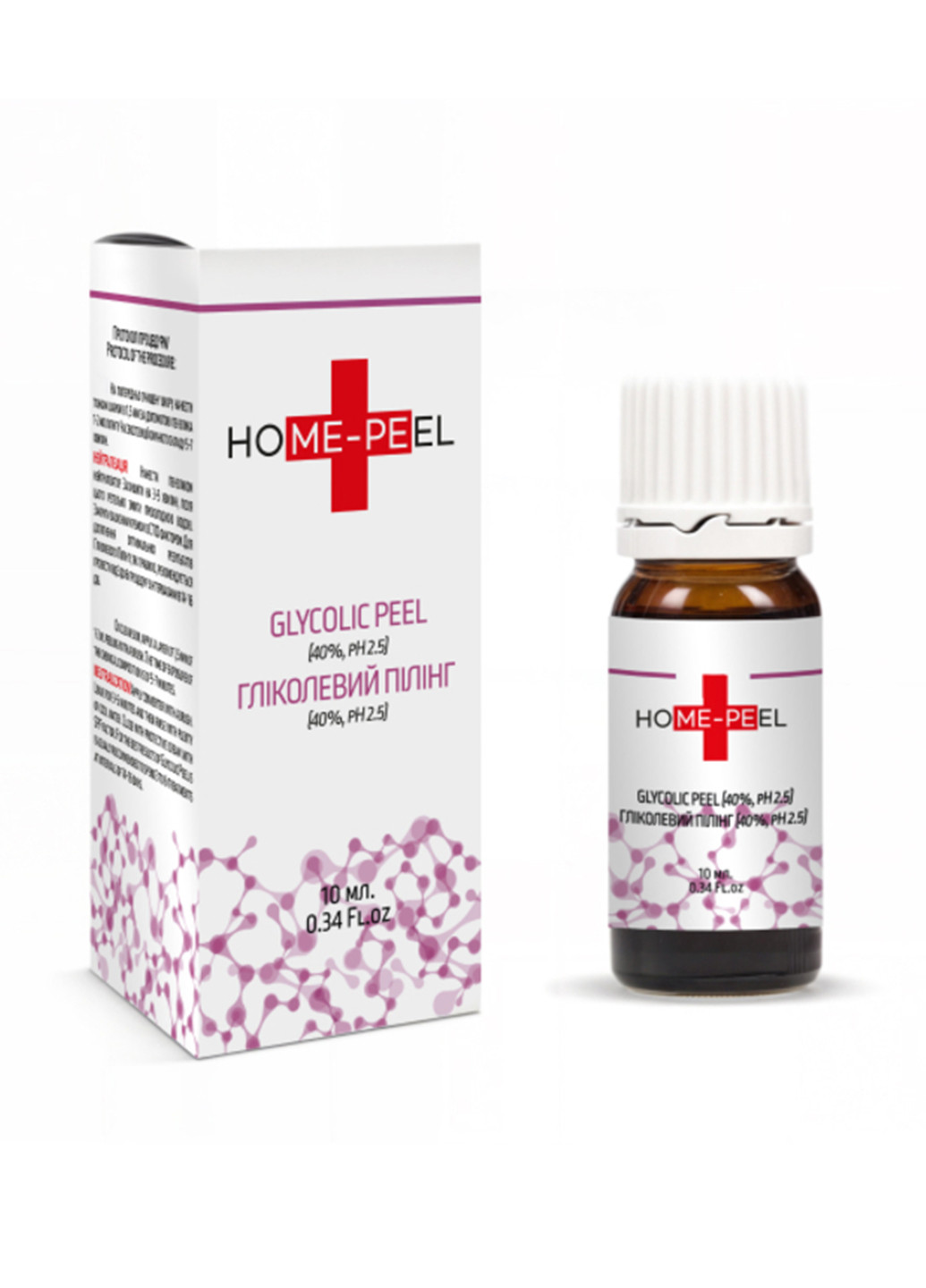 Гликолевый пилинг 40% рН 2,5, 10 мл Home-Peel (340090891)