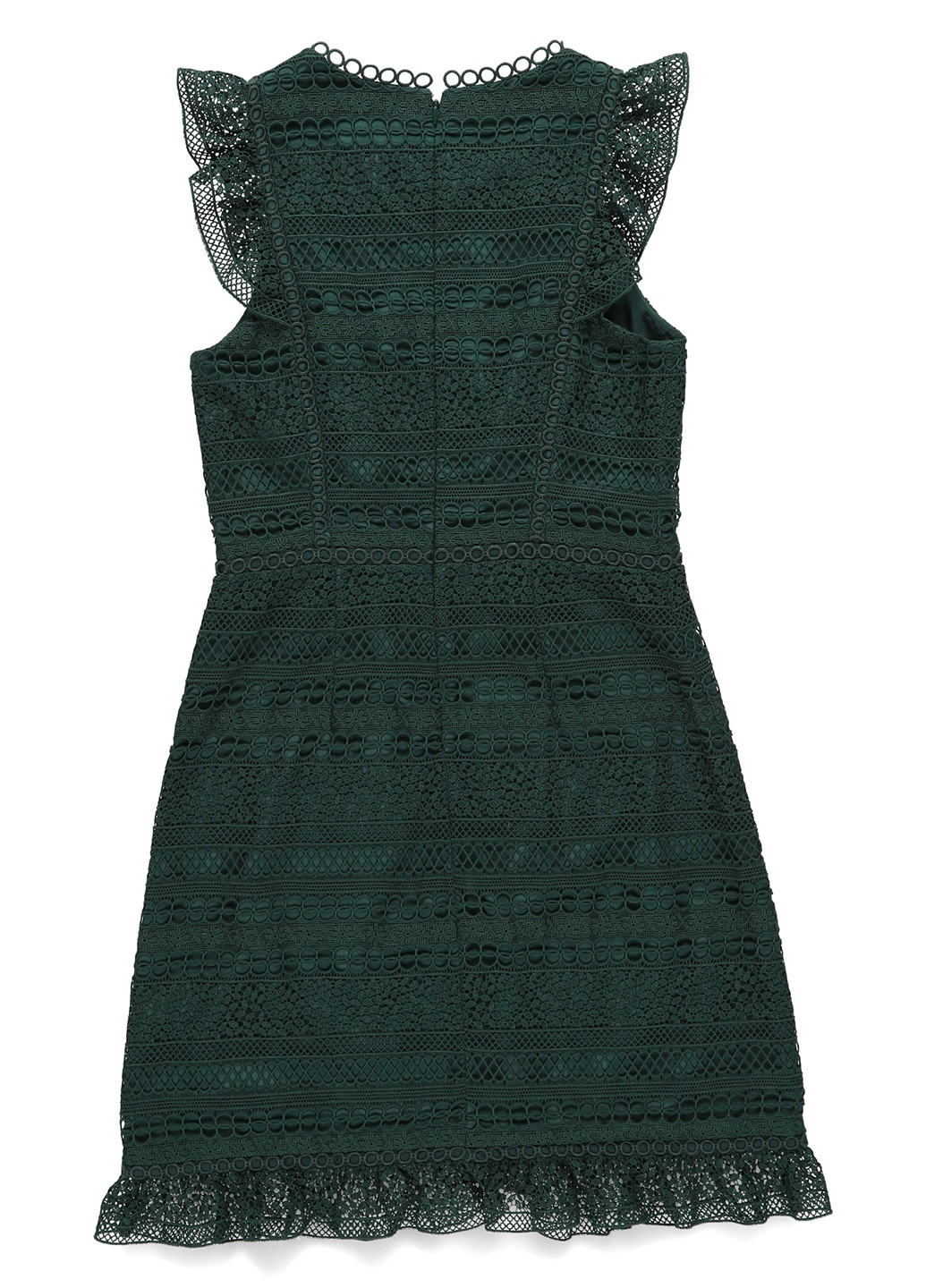 Темно-зеленое кэжуал платье J.Crew однотонное