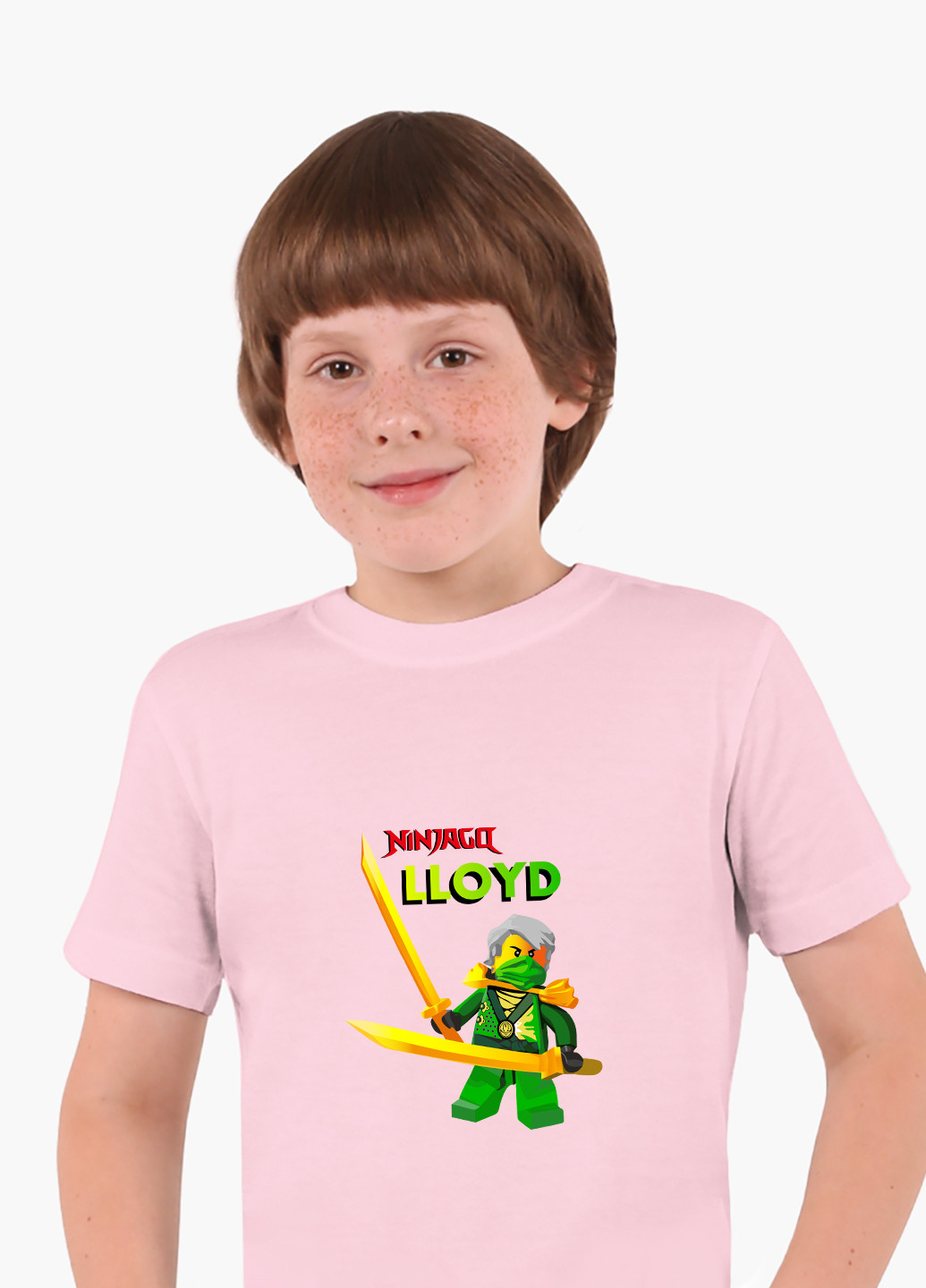Розовая демисезонная футболка детская ллойд гармадон лего ниндзяго (lloyd montgomery garmadon lego ninjago masters of spinjitzu)(9224-2641) MobiPrint