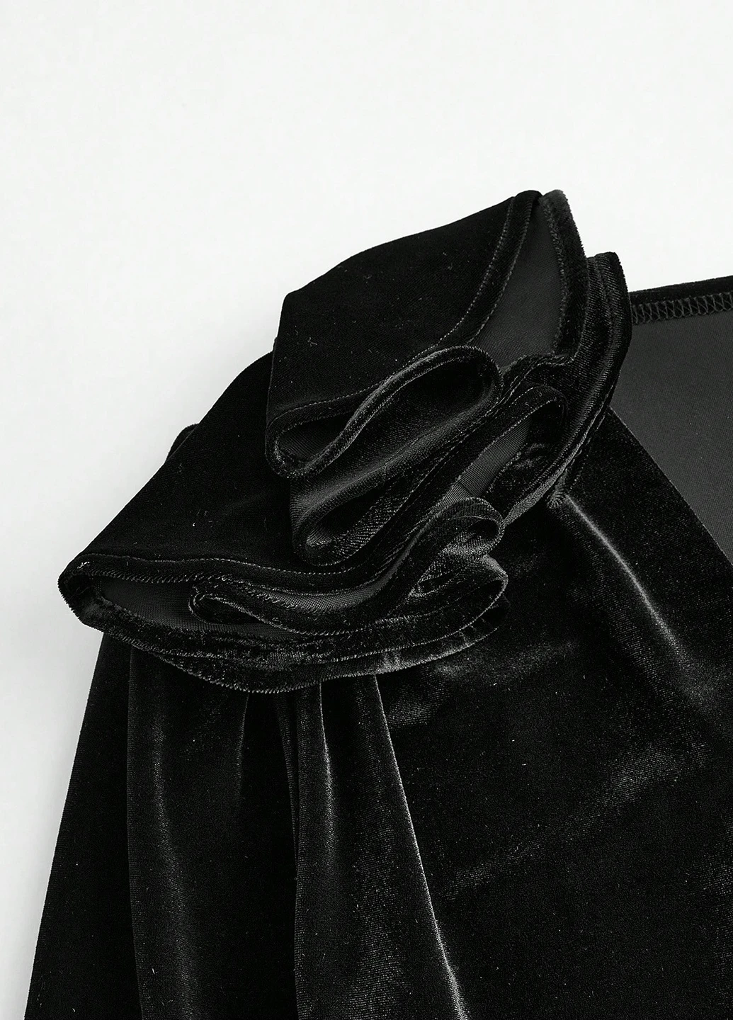 Чёрная блуза SHEIN