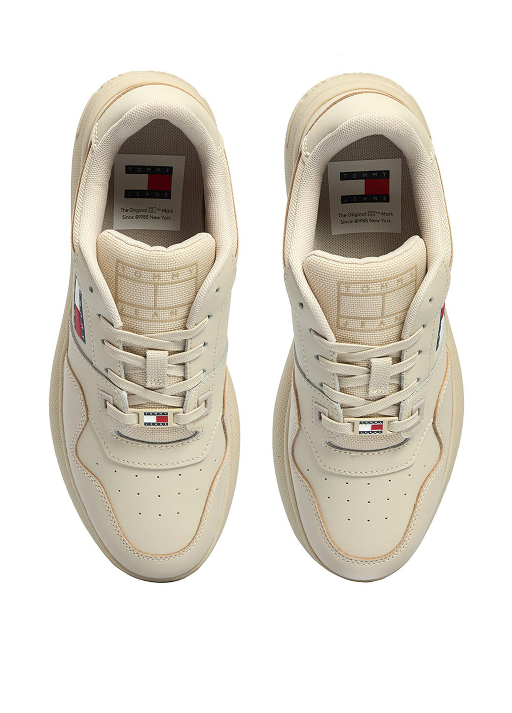 Бежевые кеды Tommy Jeans