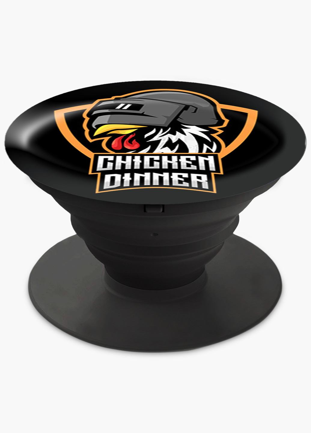 Попсокет (Popsockets) тримач для смартфону Пубг Пабг (Pubg) (8754-1186) Чорний MobiPrint (216748238)