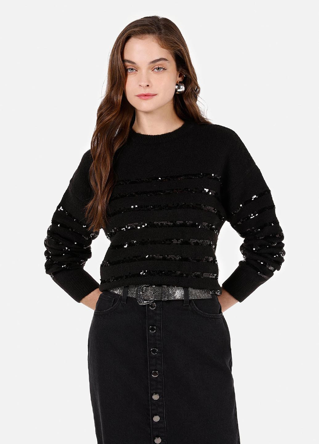 Чорний демісезонний джемпер джемпер Colin's