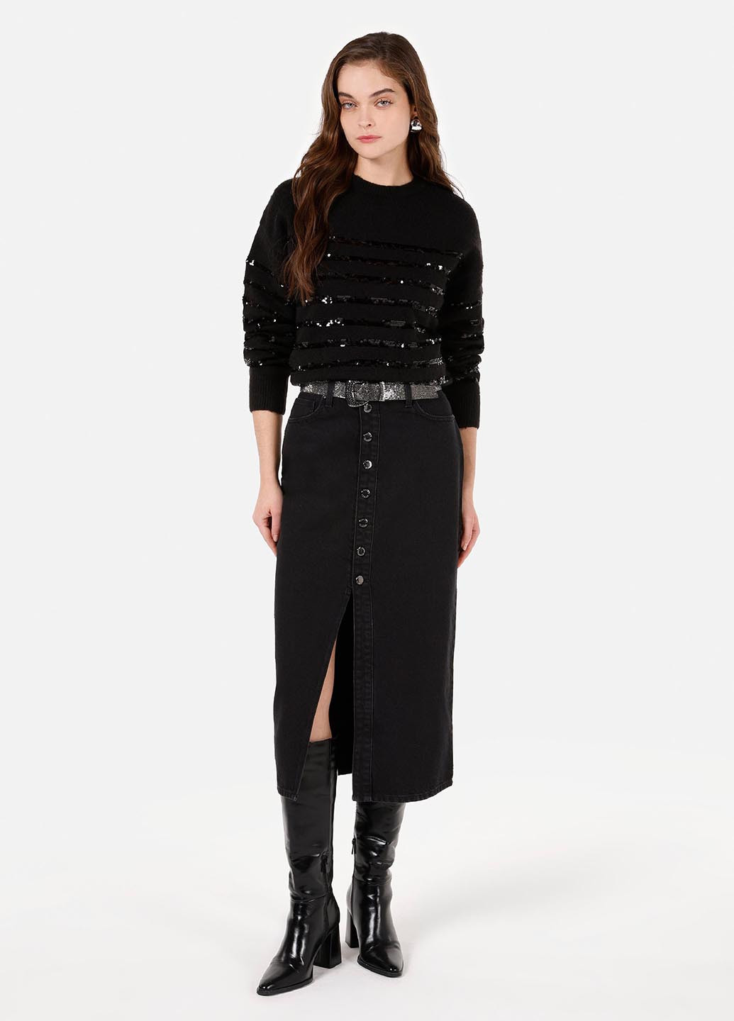 Чорний демісезонний джемпер джемпер Colin's