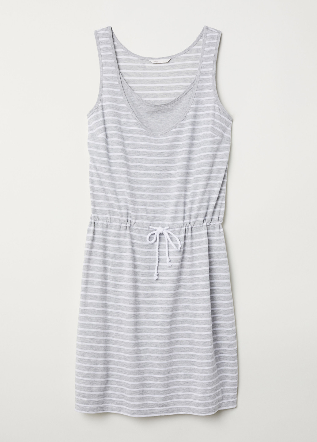 Світло-сіра кежуал плаття для вагітних H&M в смужку