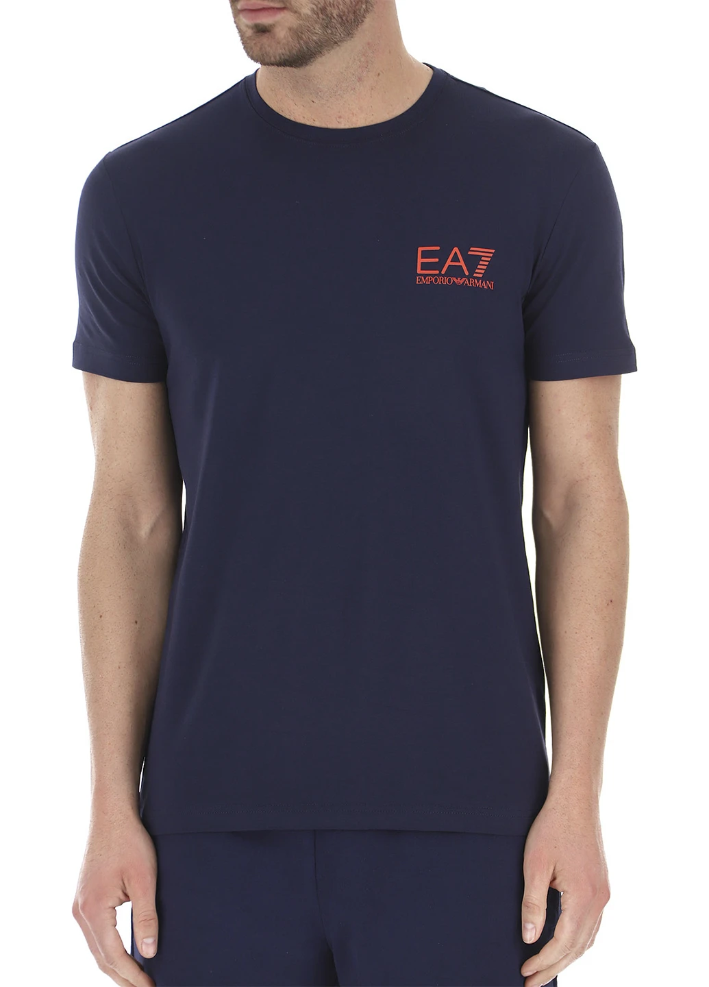 Синяя футболка EA7