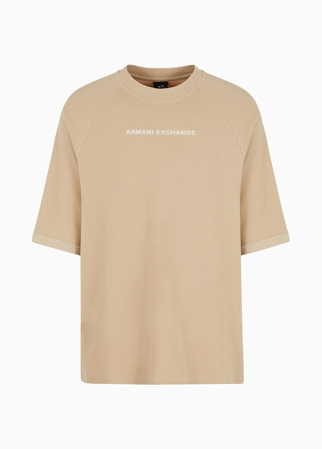 Бежевая футболка Armani Exchange