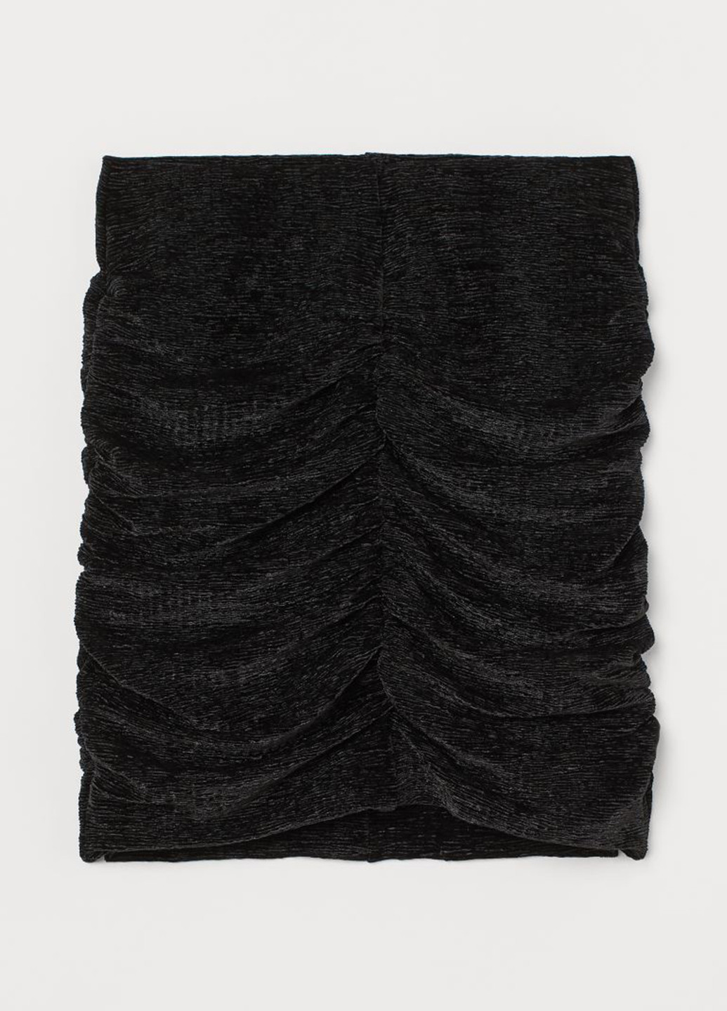 Черная кэжуал меланж юбка H&M