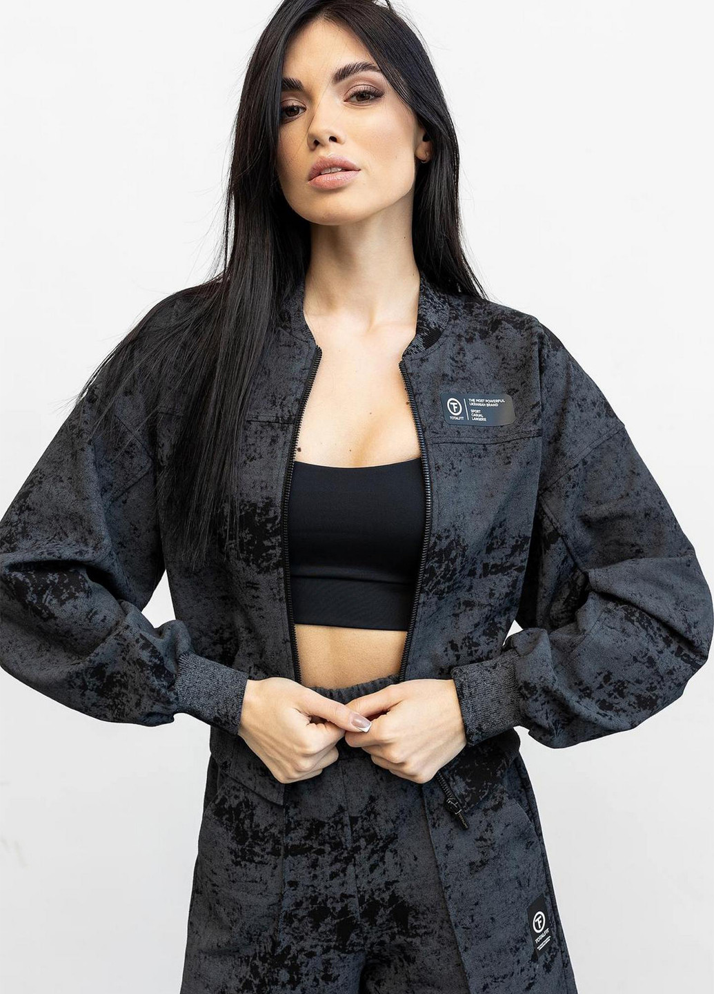 Бомбер TOTALFIT на молнии (325889295)