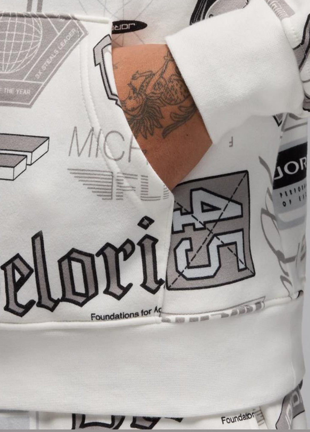 Худі HM7254-133 Jordan M J ESS AOP FLC PO (328004751)