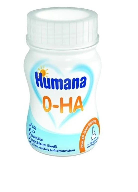 Жидкая гипоаллергенная молочная смесь O-HP-2 Expert 90 мл, с рождения Humana (228425906)