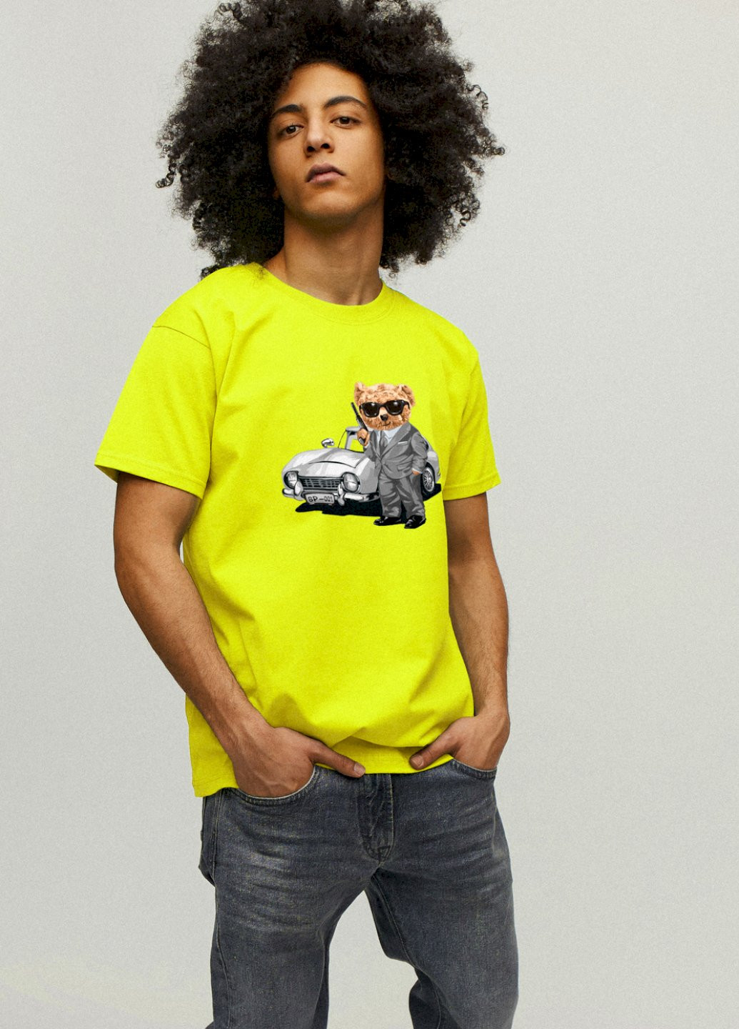 Желтая футболка мужская YAPPI