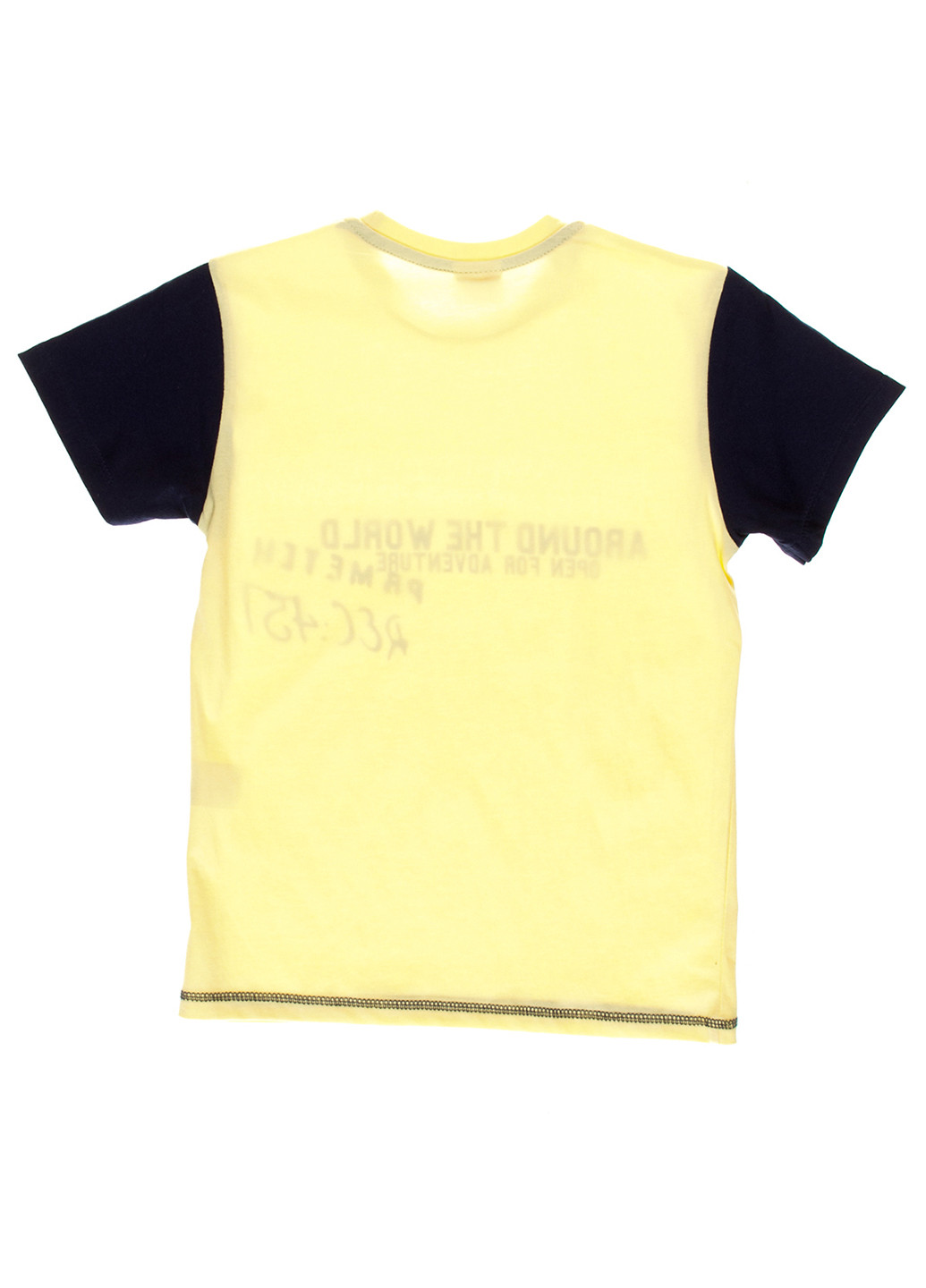 Жовта літня футболка з коротким рукавом Busen