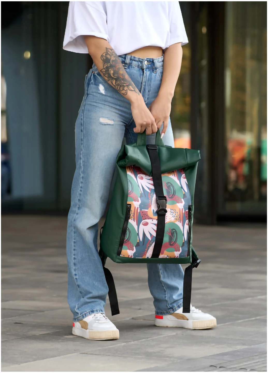 Мужской рюкзак ролл RollTop 41х30х16 см Sambag (254595028)