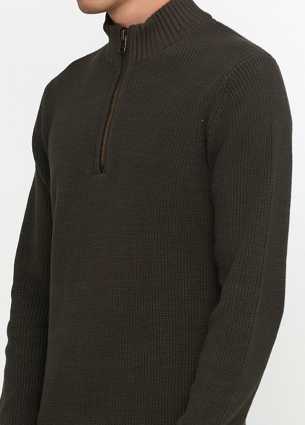 Оливковый (хаки) демисезонный свитер Camel Active