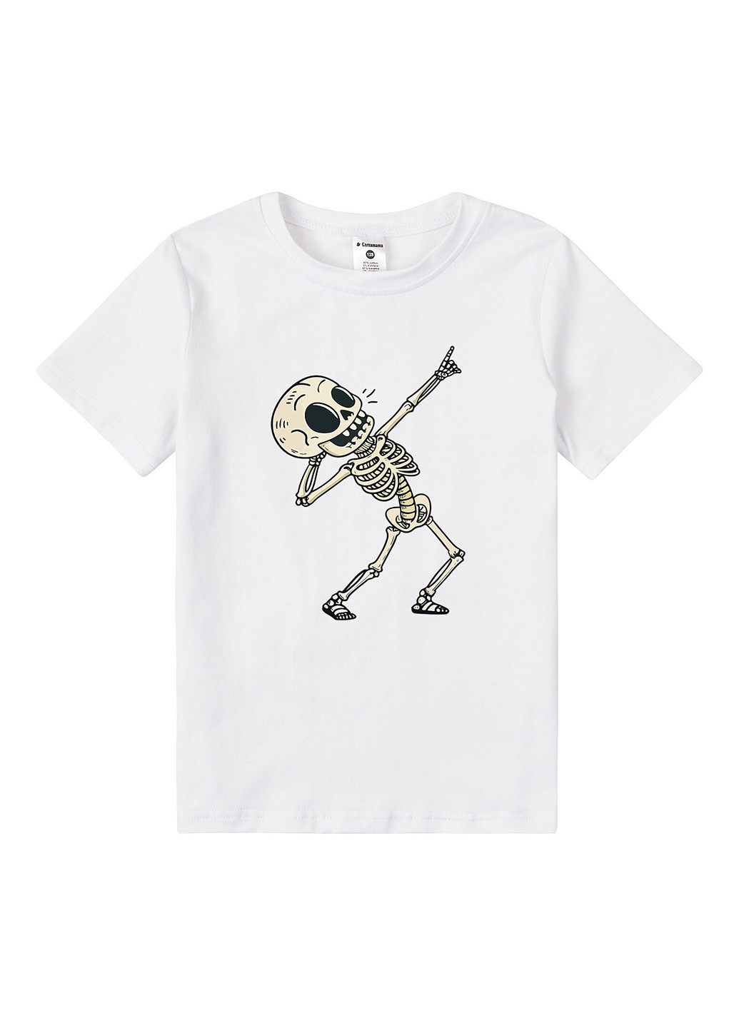 Белая летняя футболка Garnamama