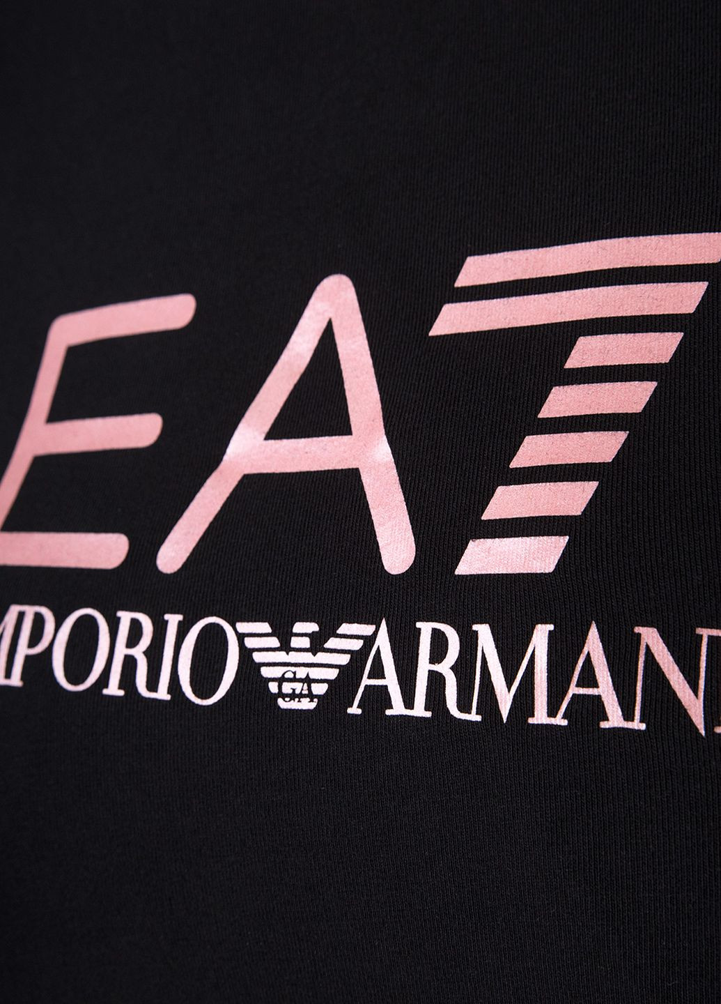 Чорна демісезон футболка ARMANI EA7