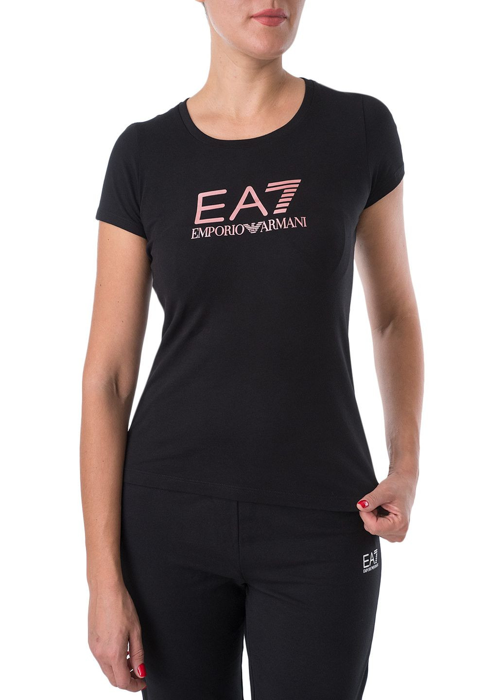 Черная демисезон футболка ARMANI EA7