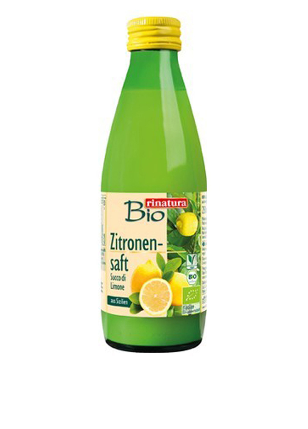 Сок сицилийских лимонов органический, 250 мл Rinatura (156783124)