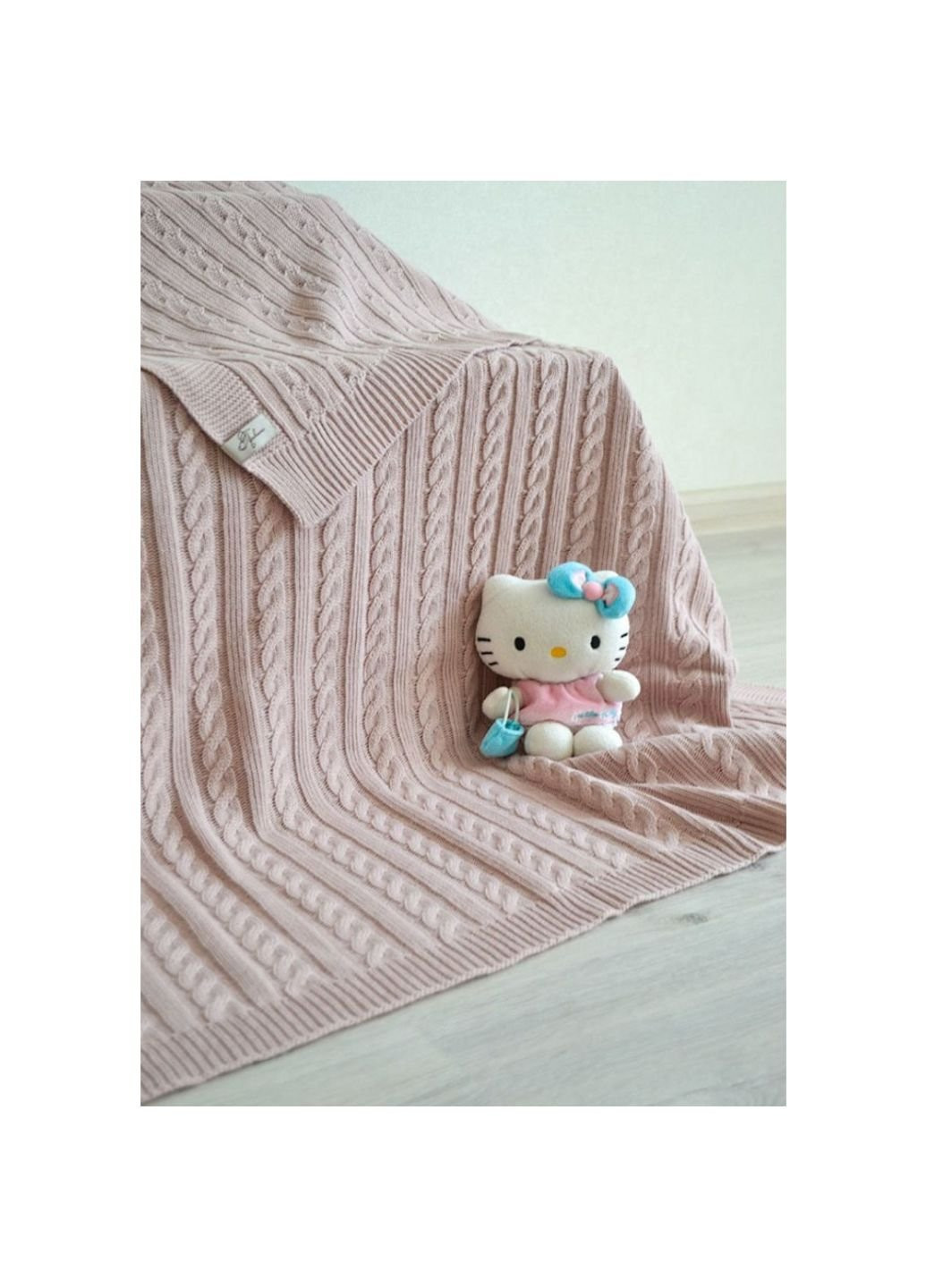 Плед Soft коси Пудра 220х240 см (13908) Прованс (254012441)