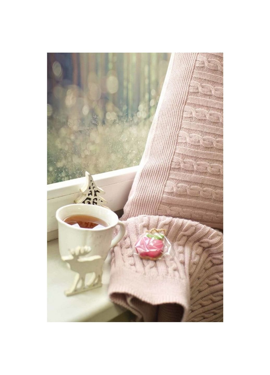 Плед Soft коси Пудра 220х240 см (13908) Прованс (254012441)