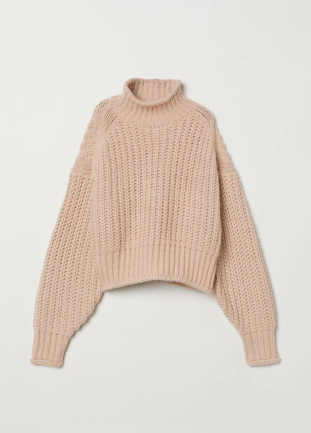 Блідо-рожевий демісезонний светр H&M