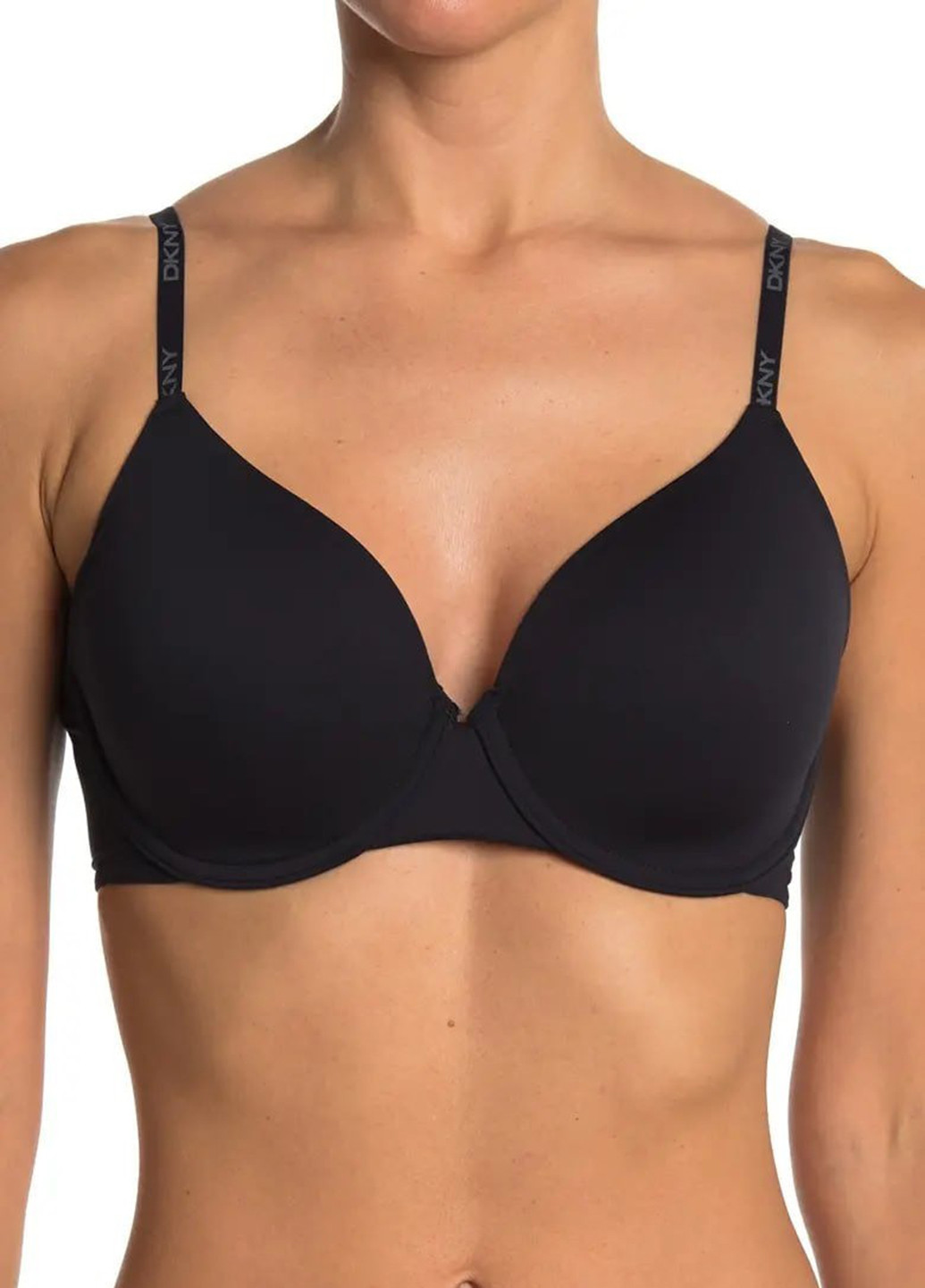 Чёрный бюстгальтер DKNY с косточками полиэстер