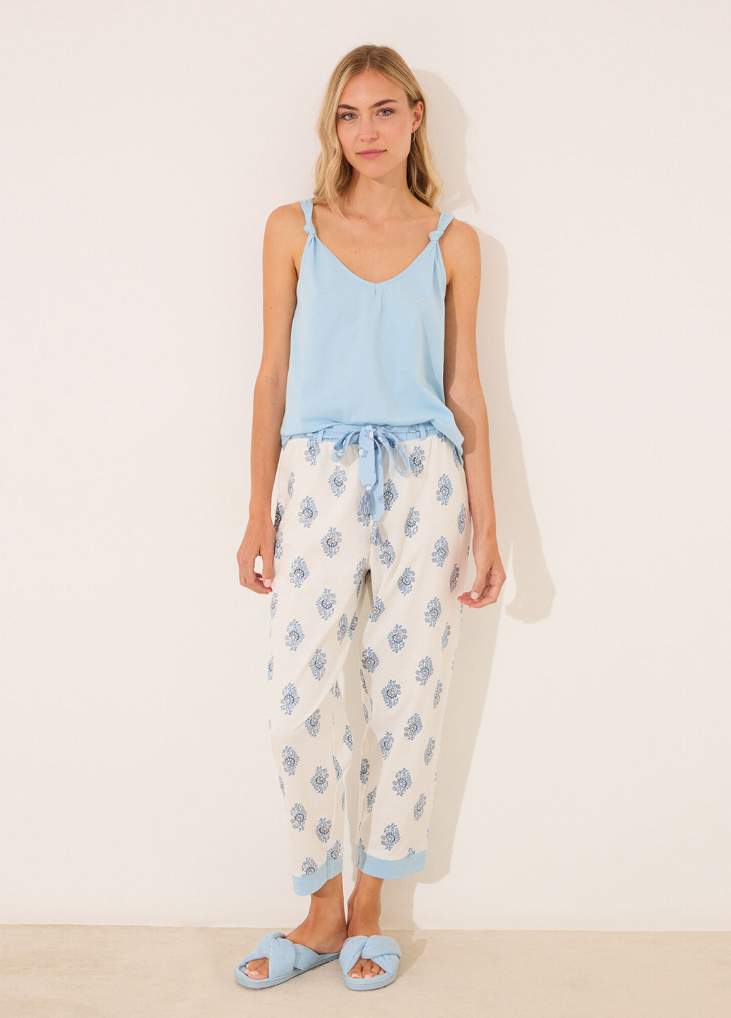 Голубая всесезон пижама (майка, брюки) майка + брюки Women'secret