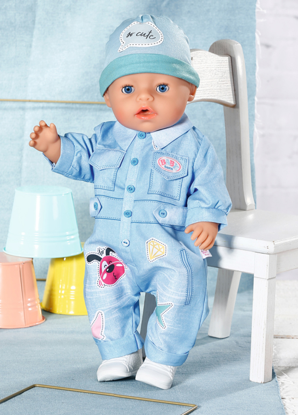 Одяг для ляльок Джинсовий стиль (3 пр.) BABY born (261249153)