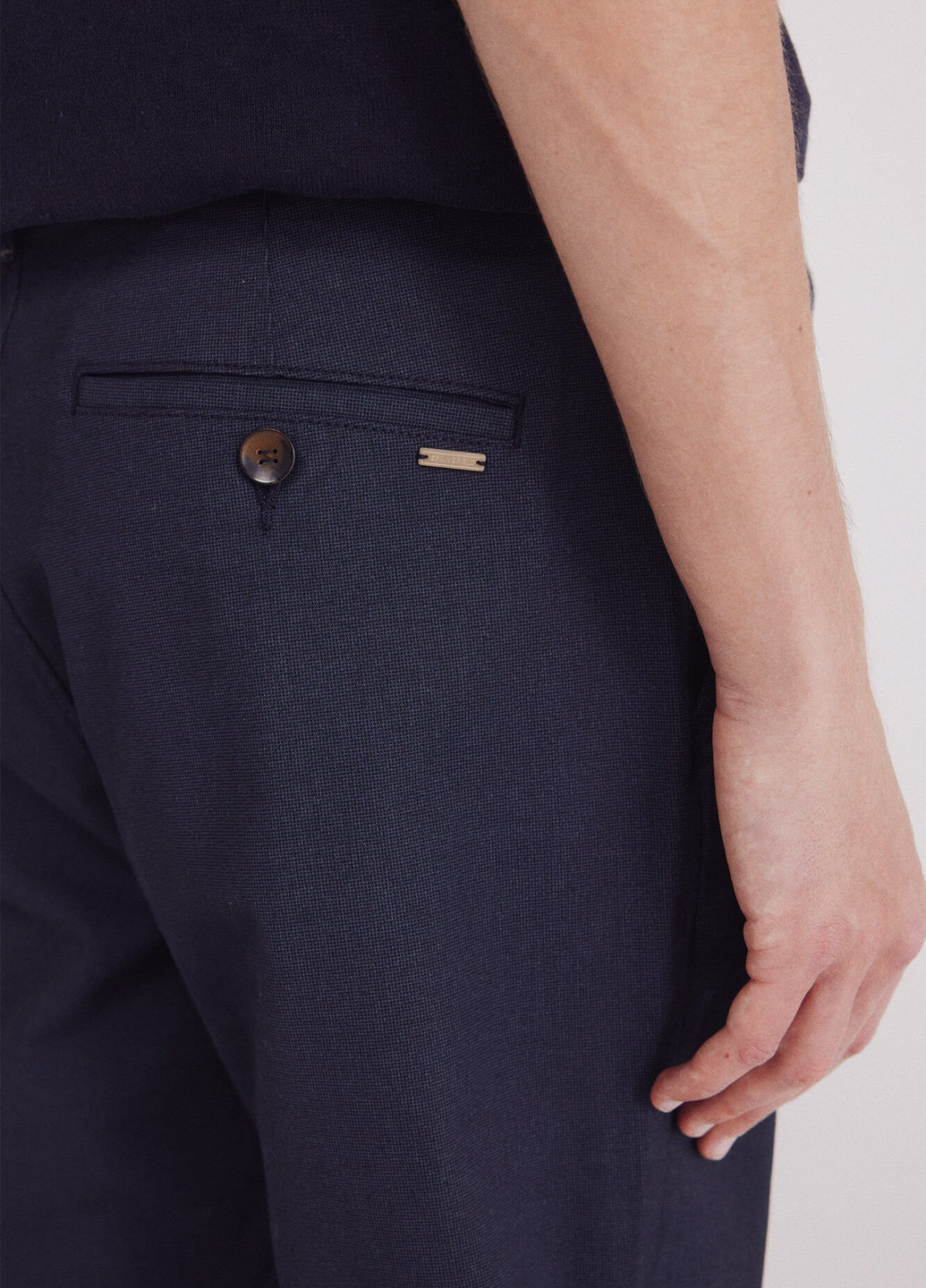 Темно-синие кэжуал демисезонные чиносы брюки Springfield