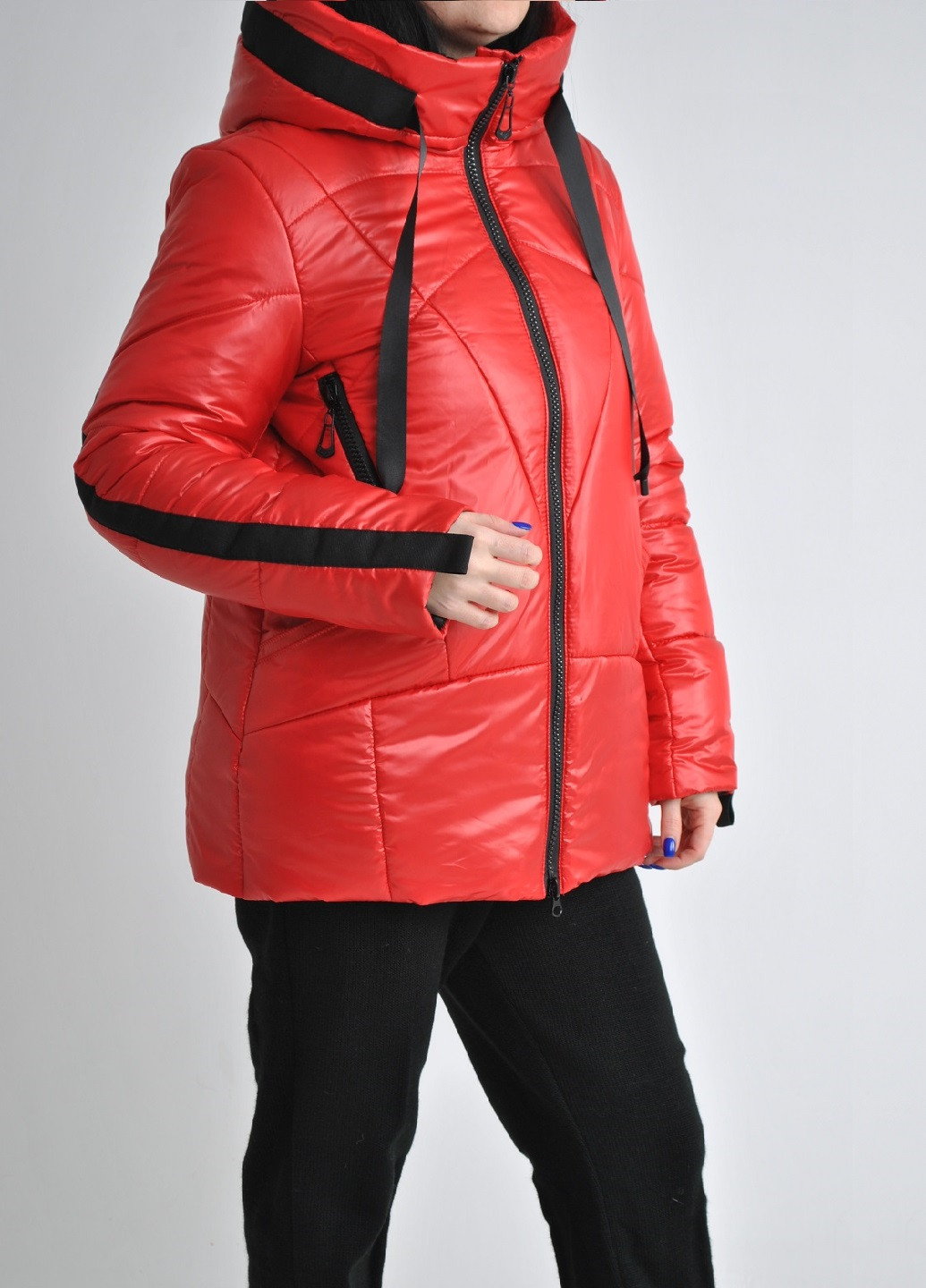 Червона демісезонна куртка Fashion Club
