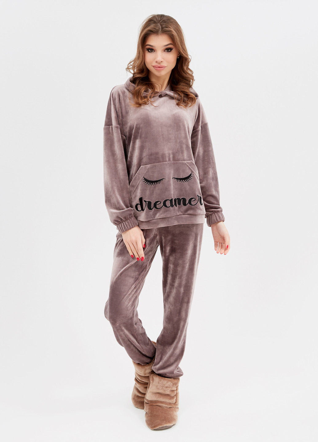 Сиреневая всесезон пижама (худи, брюки) ST-Seventeen