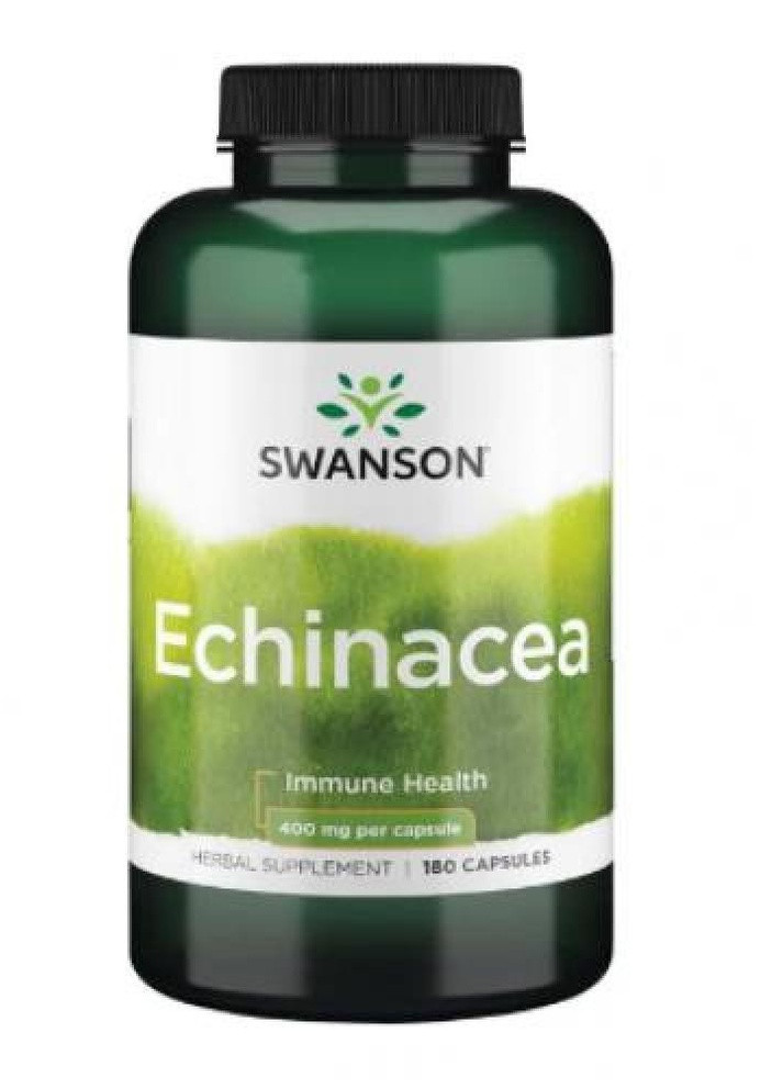 Бустер иммунитета Echinacea 400 mg 180 Caps Swanson (232599710)