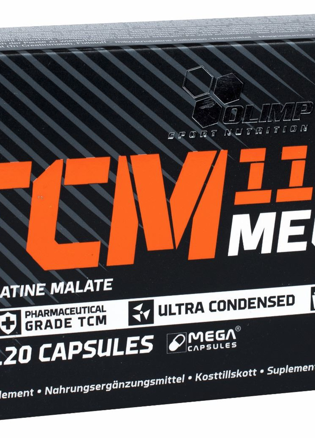 Три креатин малат TCM Mega Caps 1100 120 капсул Olimp (255170457)