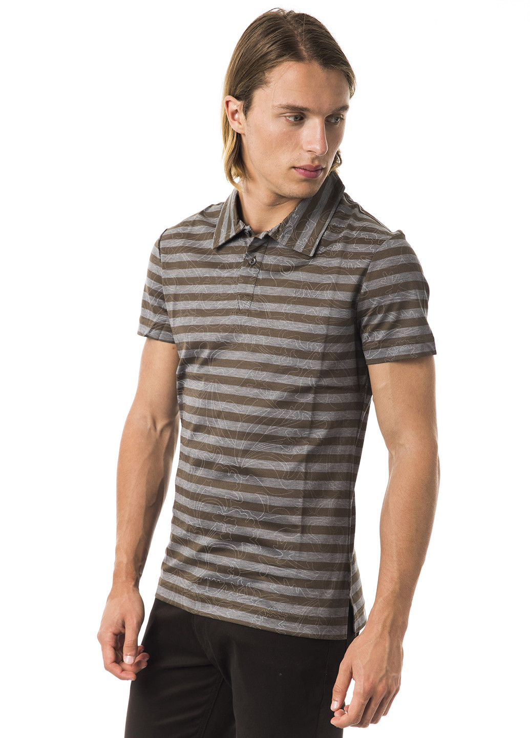 Цветная футболка-поло для мужчин Byblos в полоску