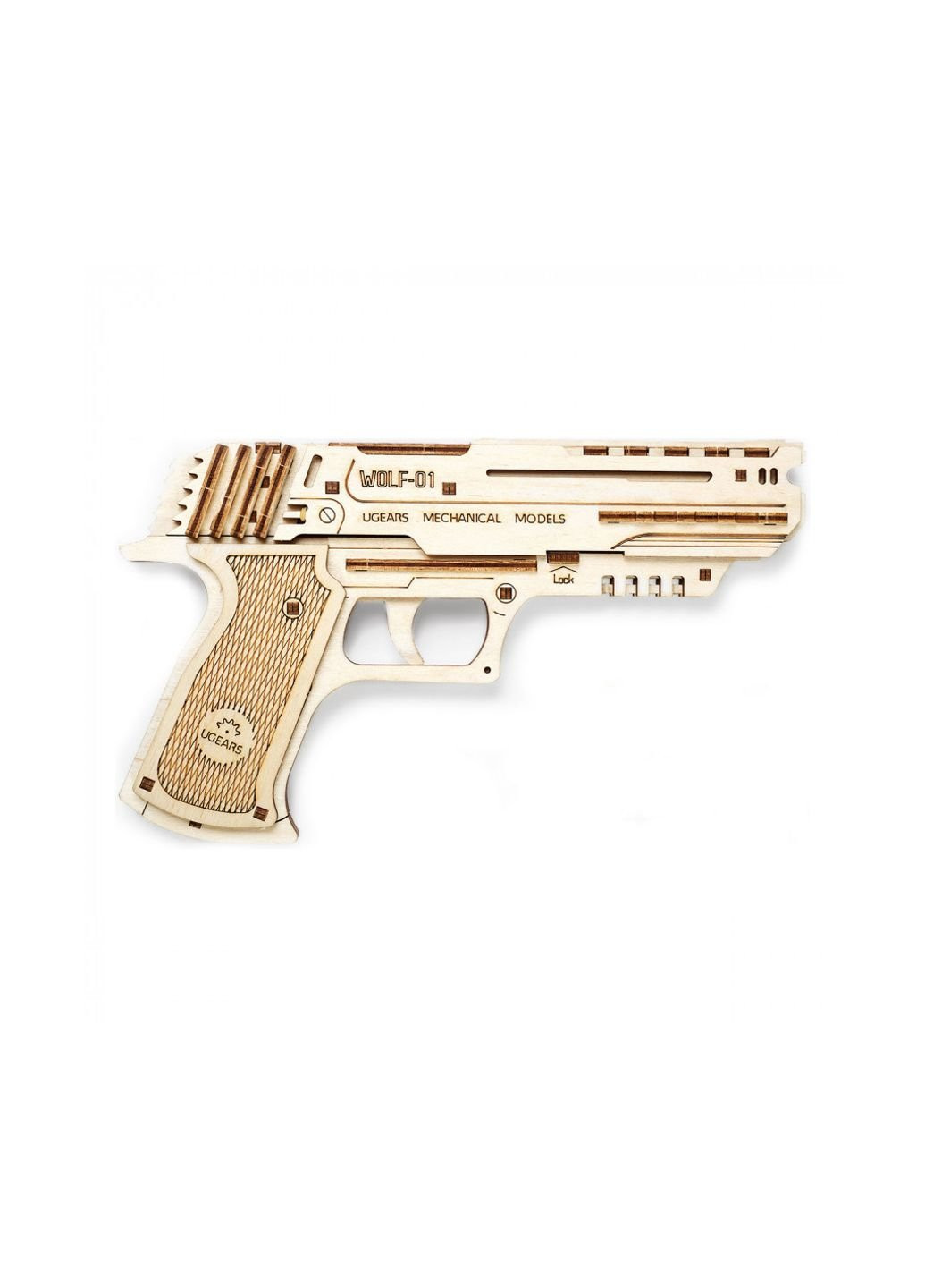 Конструктор Пистолет Вольф-01 (6332717) UGEARS (254071639)