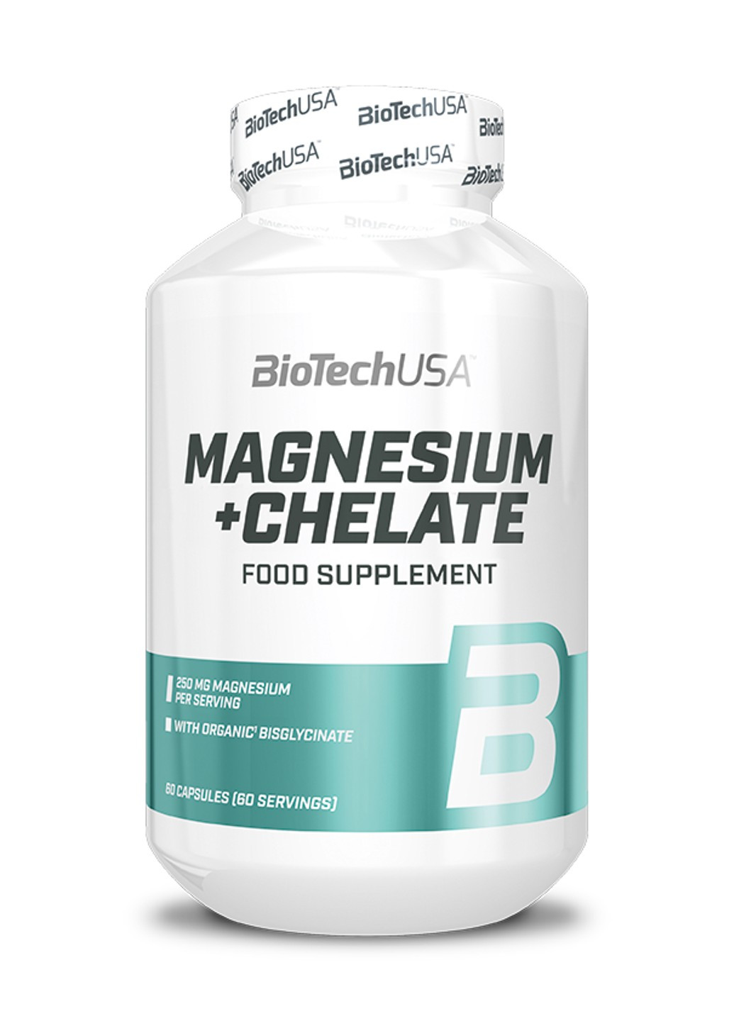 Магній хелат BioTech Magnesium + Chelate (60 капс) біотеч Biotechusa (255410355)