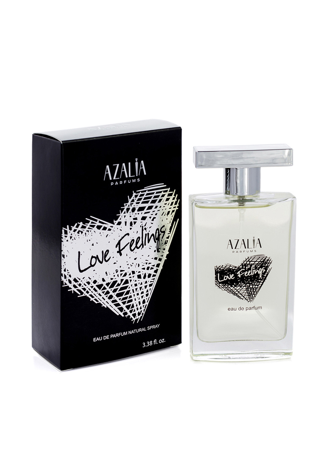 Парфюмированная вода Love Feelings Silver, 100 мл Azalia Parfums (133626271)