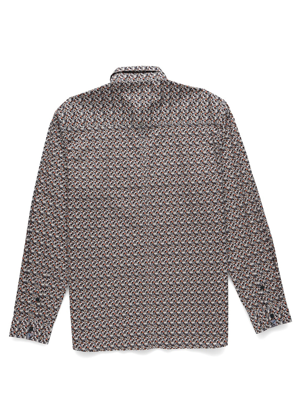 Цветная кэжуал рубашка с абстрактным узором No Excess