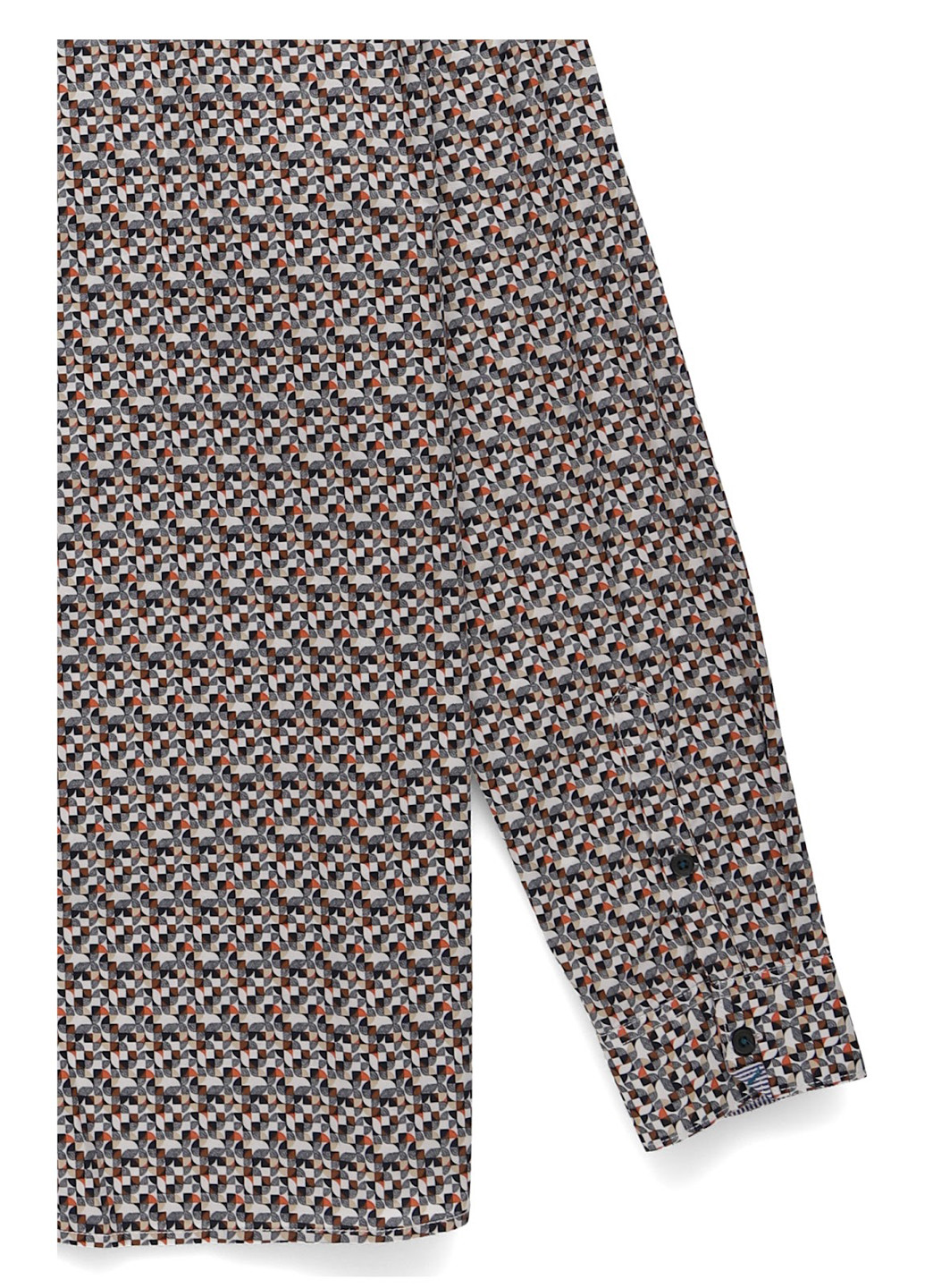 Цветная кэжуал рубашка с абстрактным узором No Excess