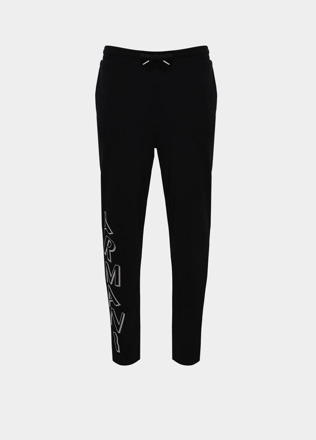 Черные спортивные демисезонные зауженные брюки Armani Exchange