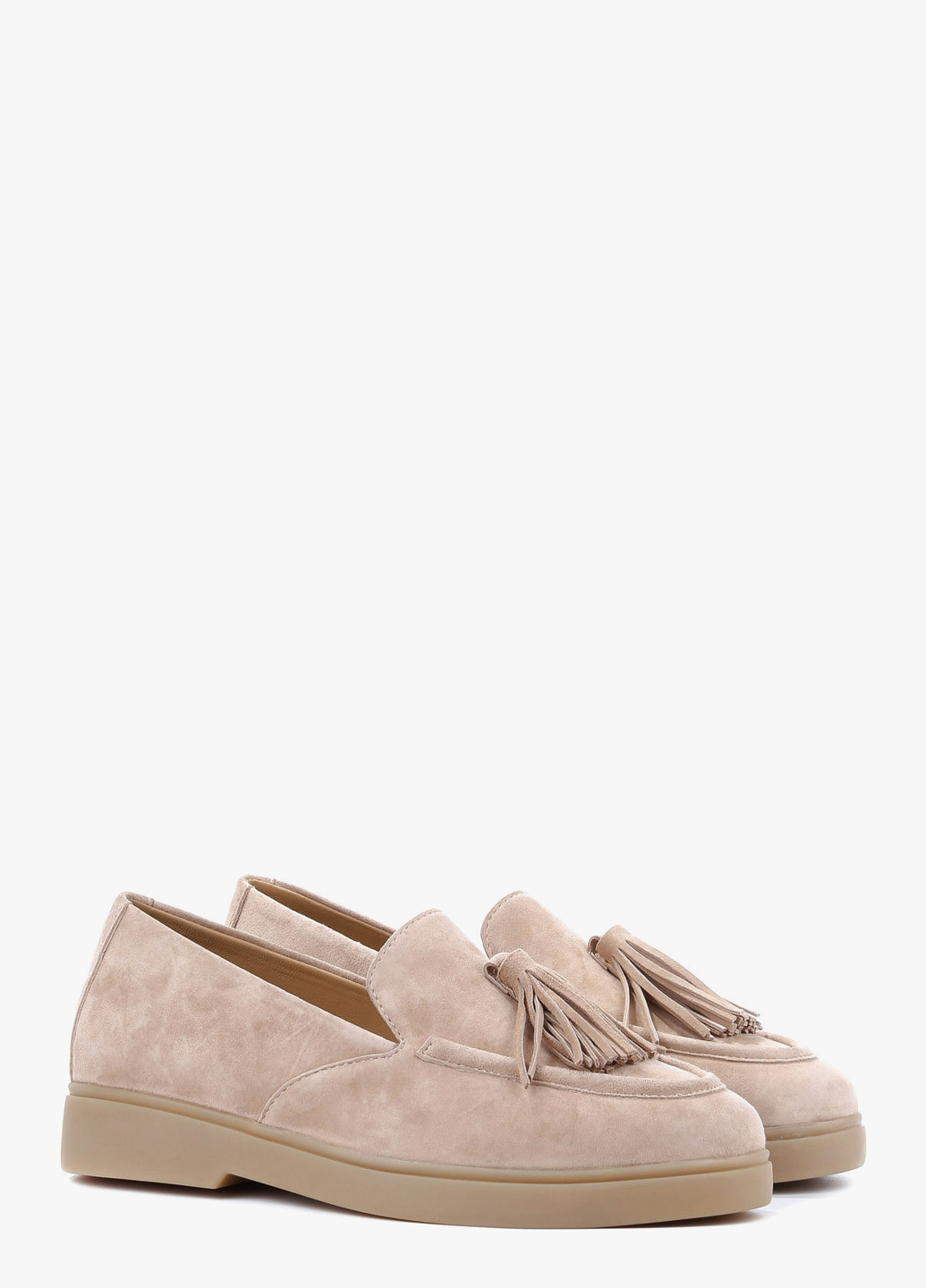 Le'BERDES Туфлі лофери бежевий з натуральна замша, україна — демісезон (302137727)