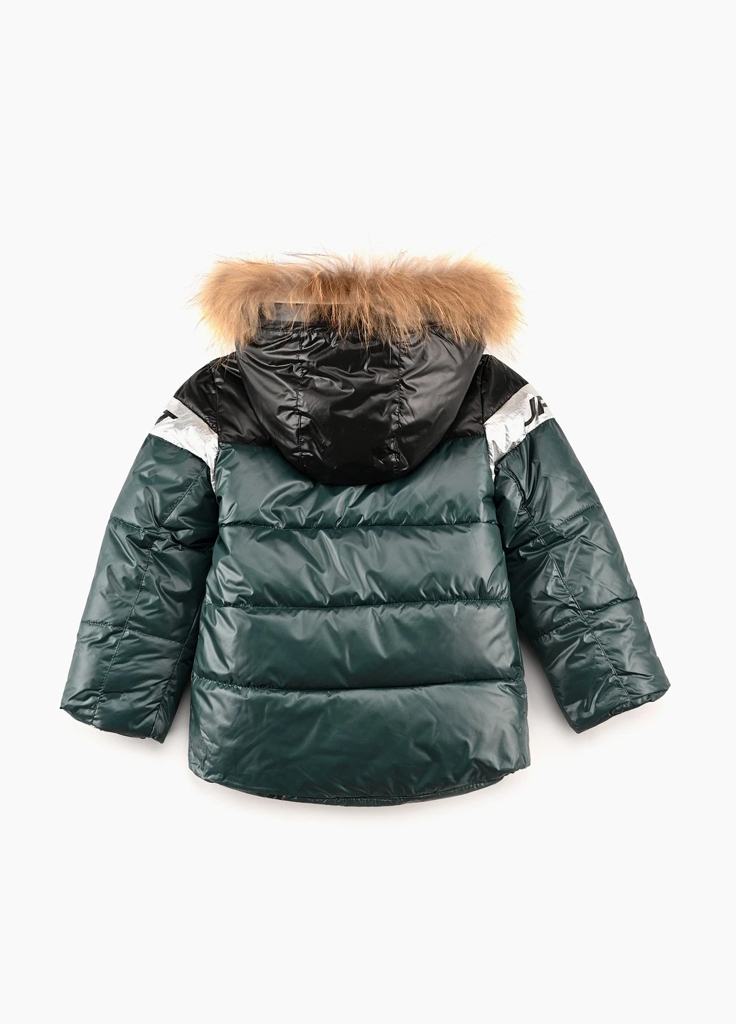 Зелена зимня куртка No Brand