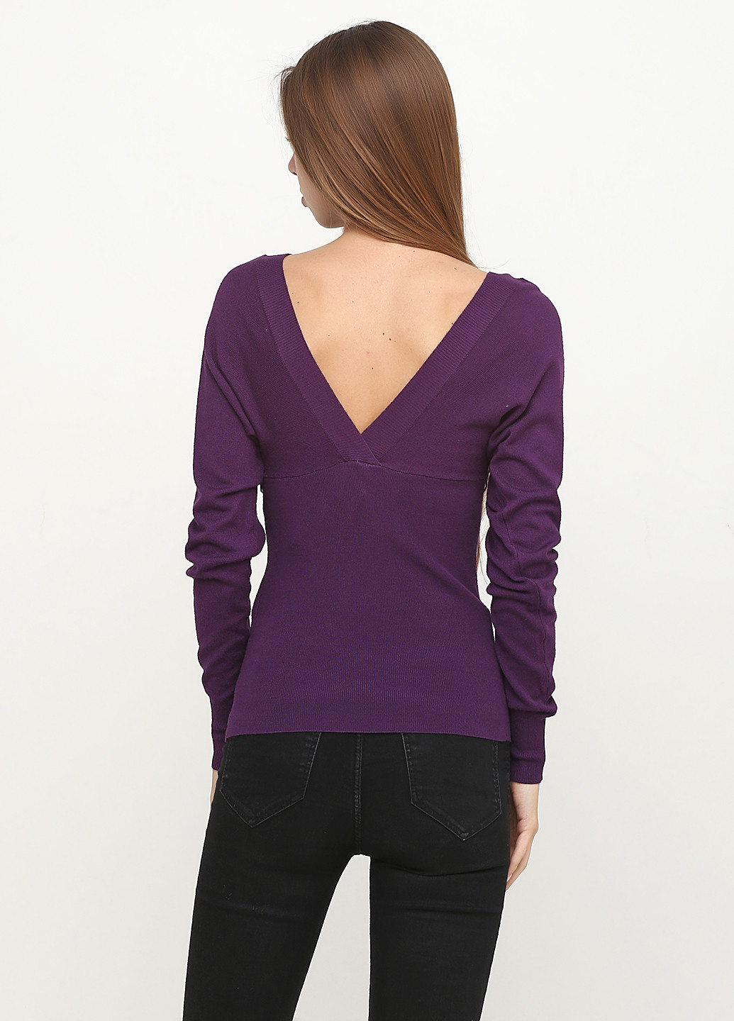 Фиолетовый демисезонный пуловер пуловер Fornarina