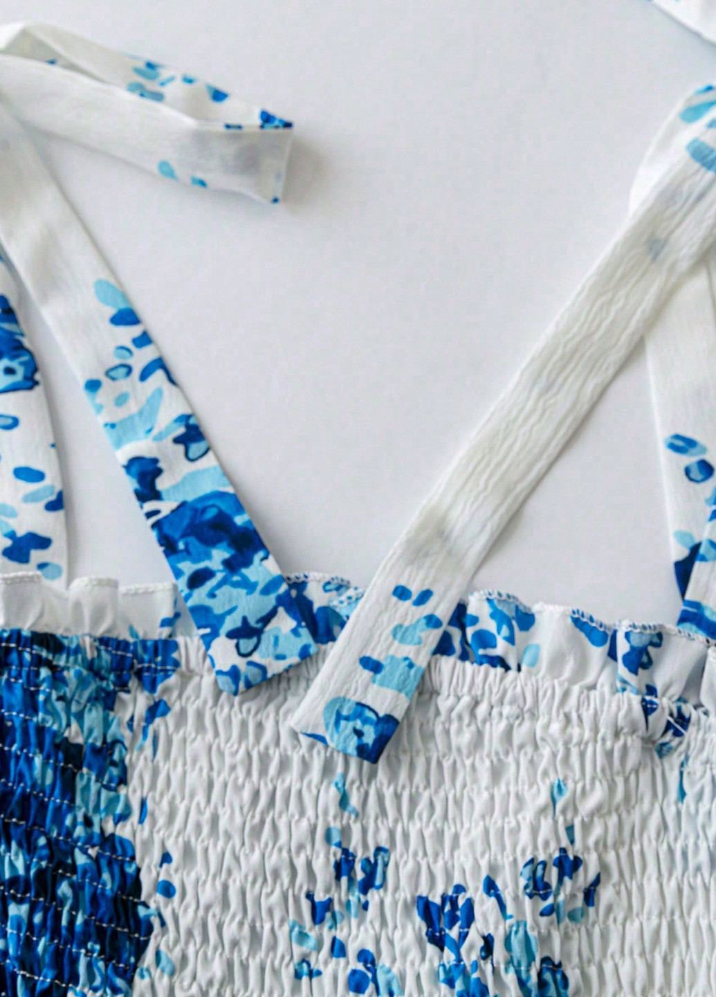 Білий кежуал сукня кльош SHEIN з квітковим принтом