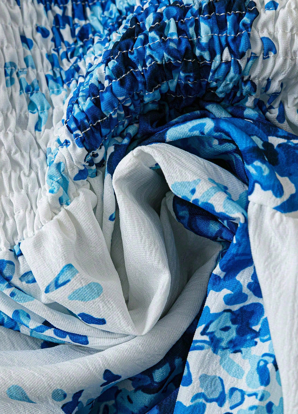 Білий кежуал сукня кльош SHEIN з квітковим принтом