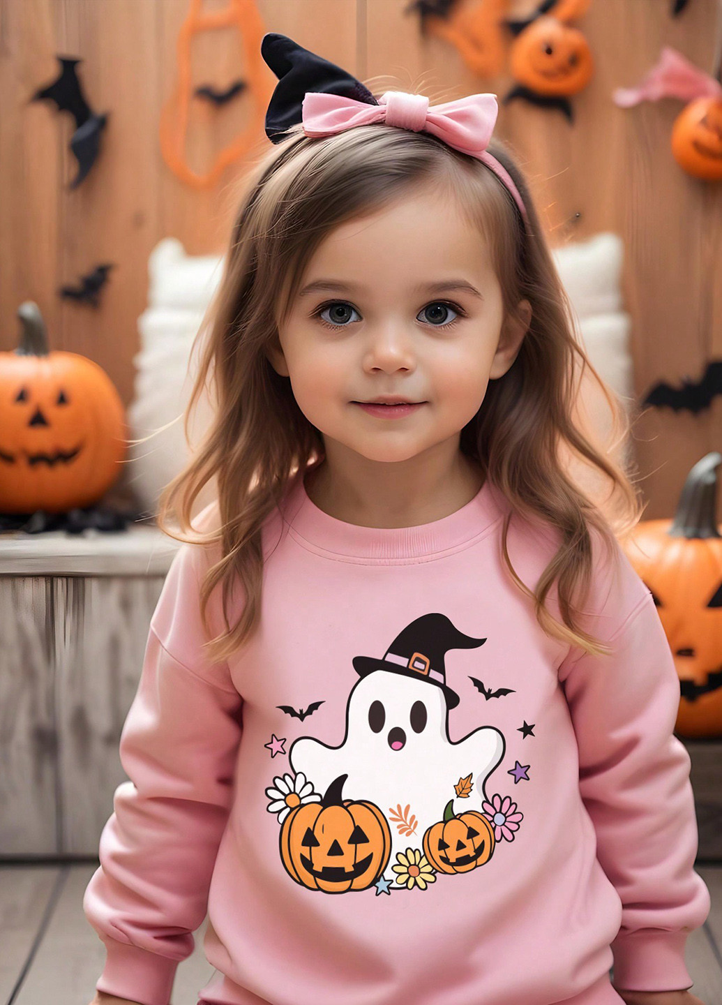 SHEIN світшот малюнок світло-рожевий кежуал поліестер