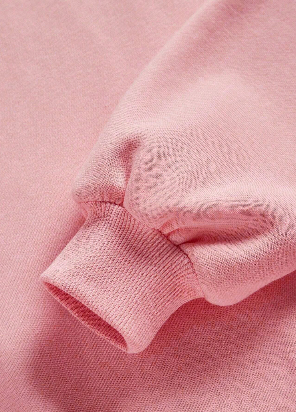 SHEIN світшот малюнок світло-рожевий кежуал поліестер