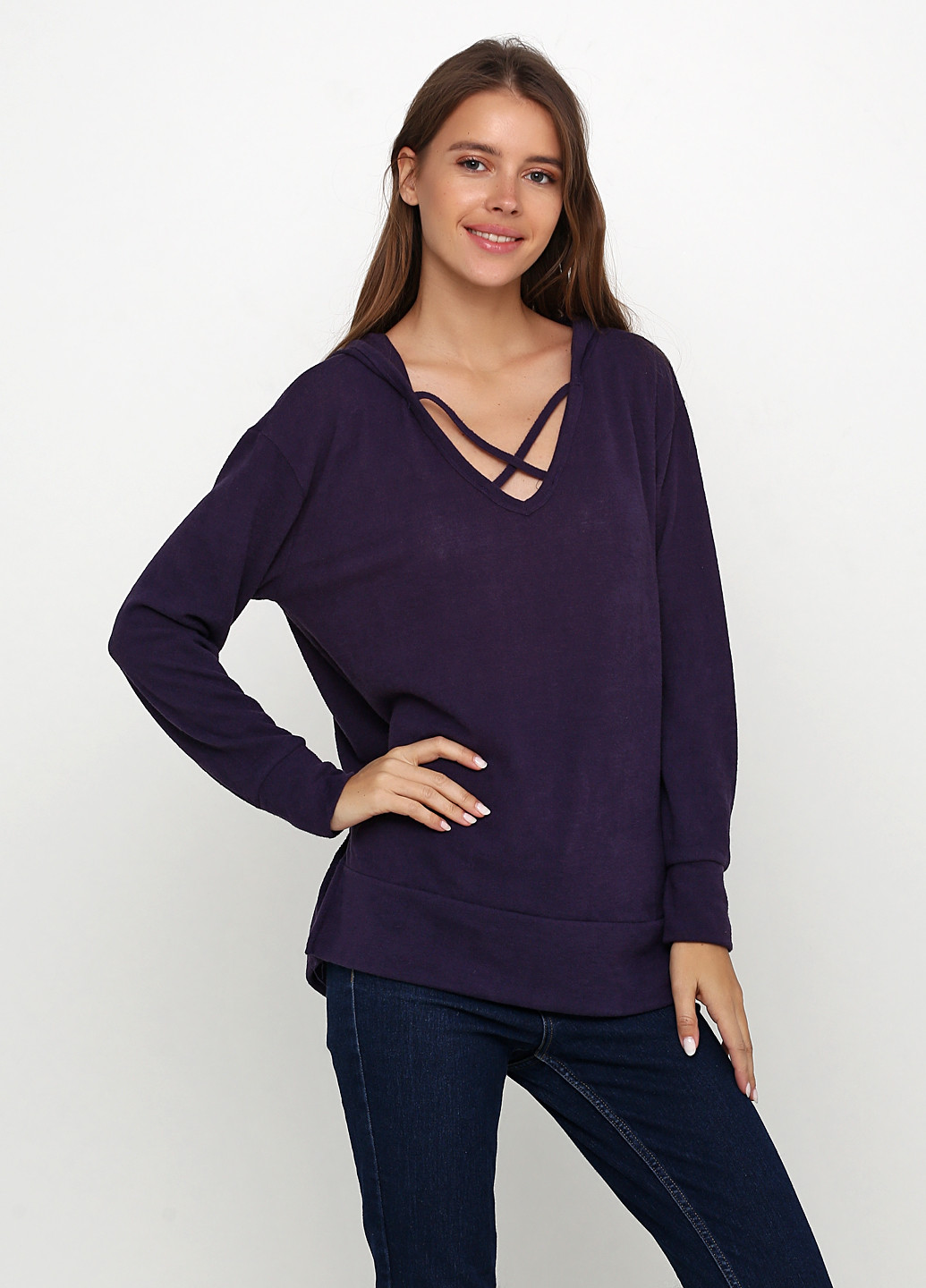 Фіолетовий демісезонний пуловер пуловер Alya by Francesca`s