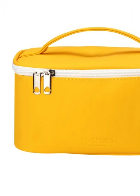 Дорогенька косметика, органайзер для подорожей PU жовтий No Brand (253991505)